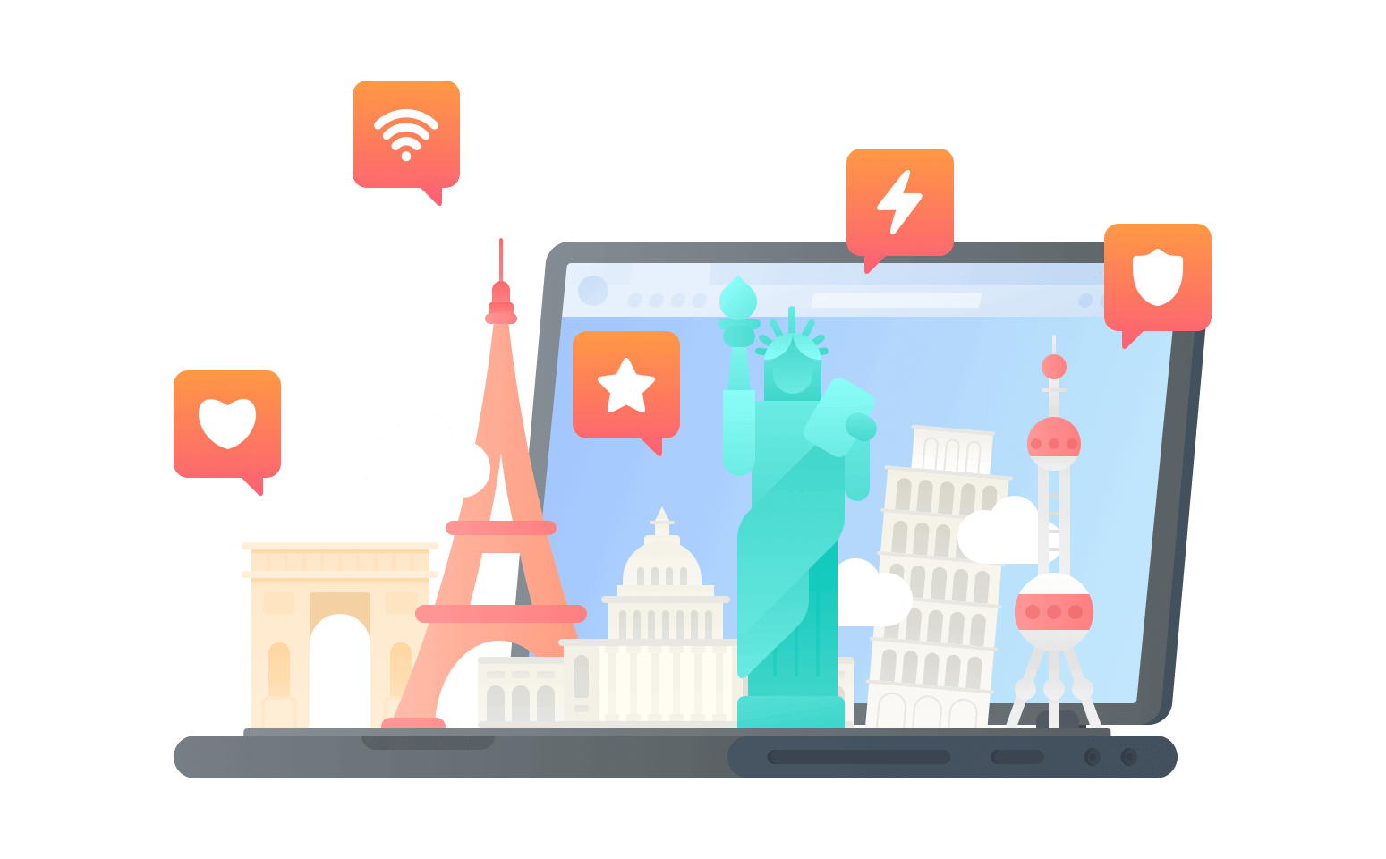 在玻利维亚连接到中国的软件 - 翻回VPN